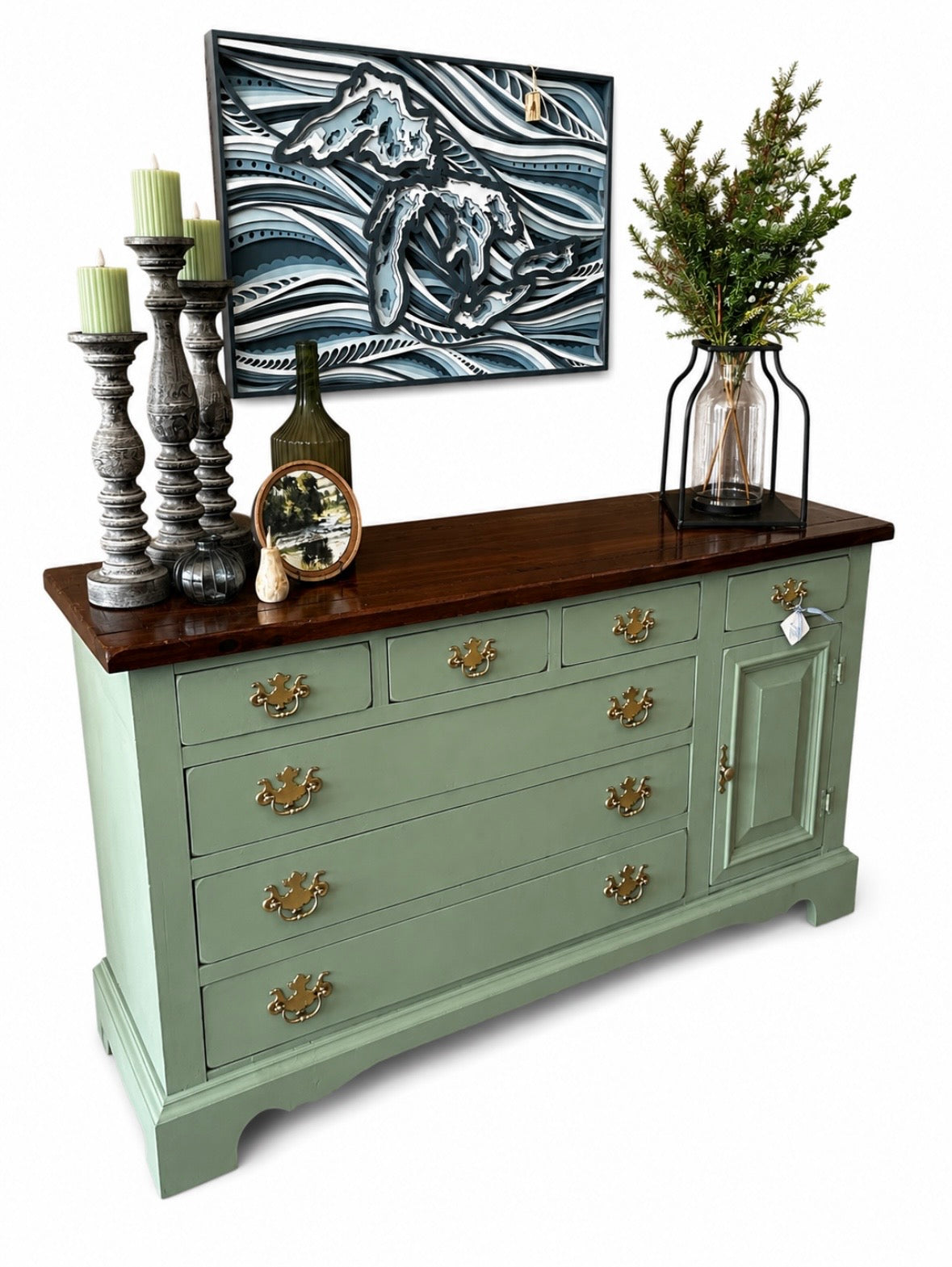 Soft Green Buffet