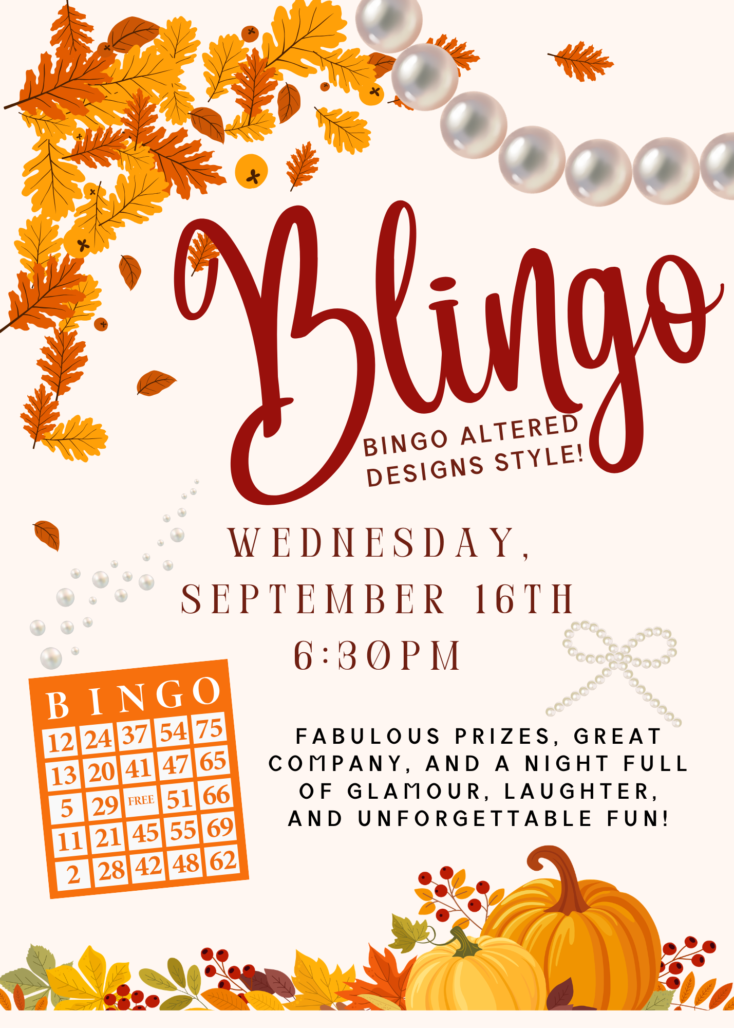 Blingo in Rochester MI, September 16th