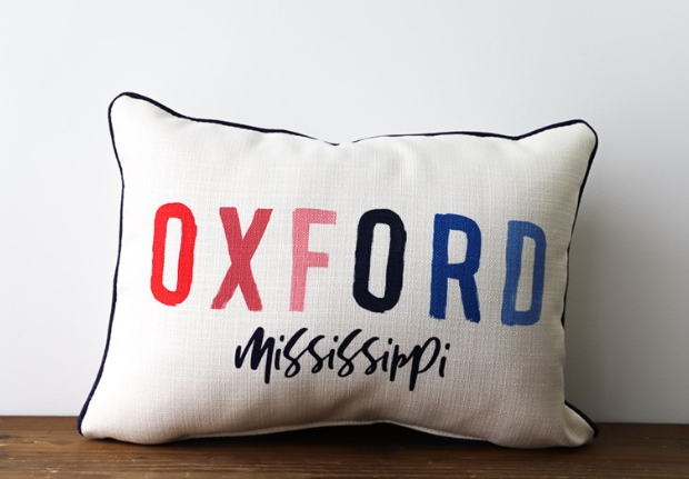 Poster City/State Tones Pillow