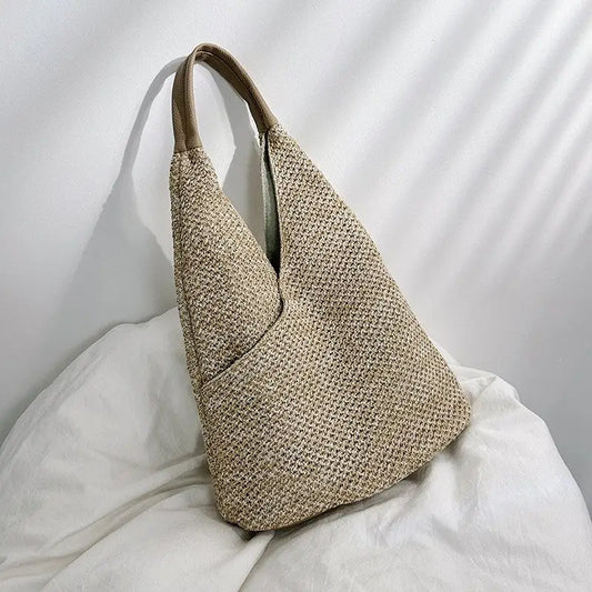 Oversized Straw Woven Tote
