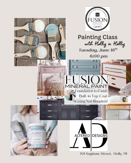 Fusion Paint Workshop, June 16th
