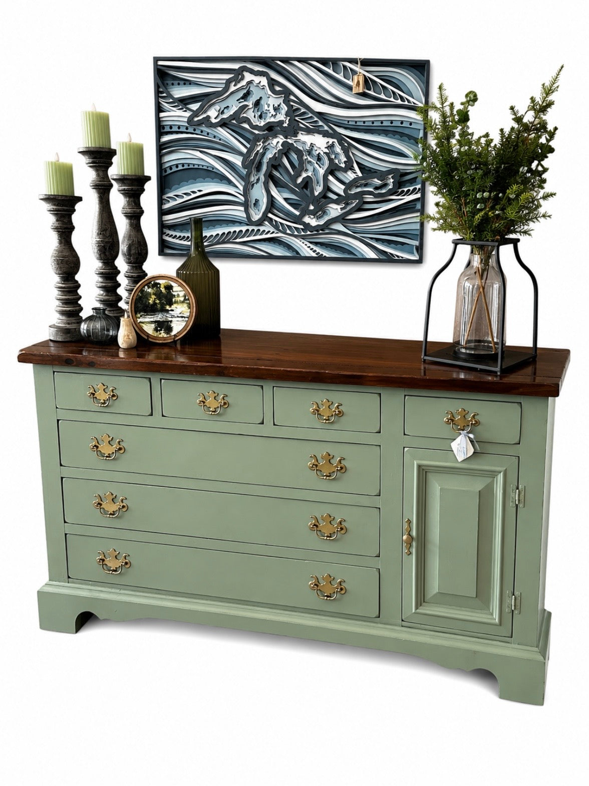Soft Green Buffet