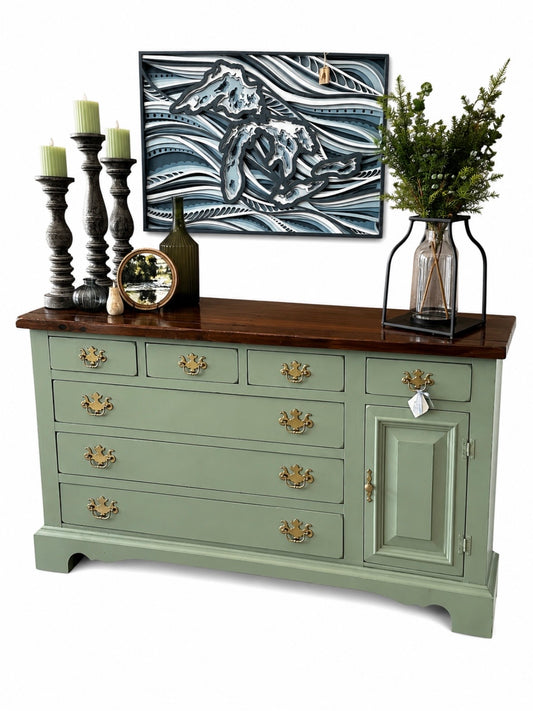 Soft Green Buffet
