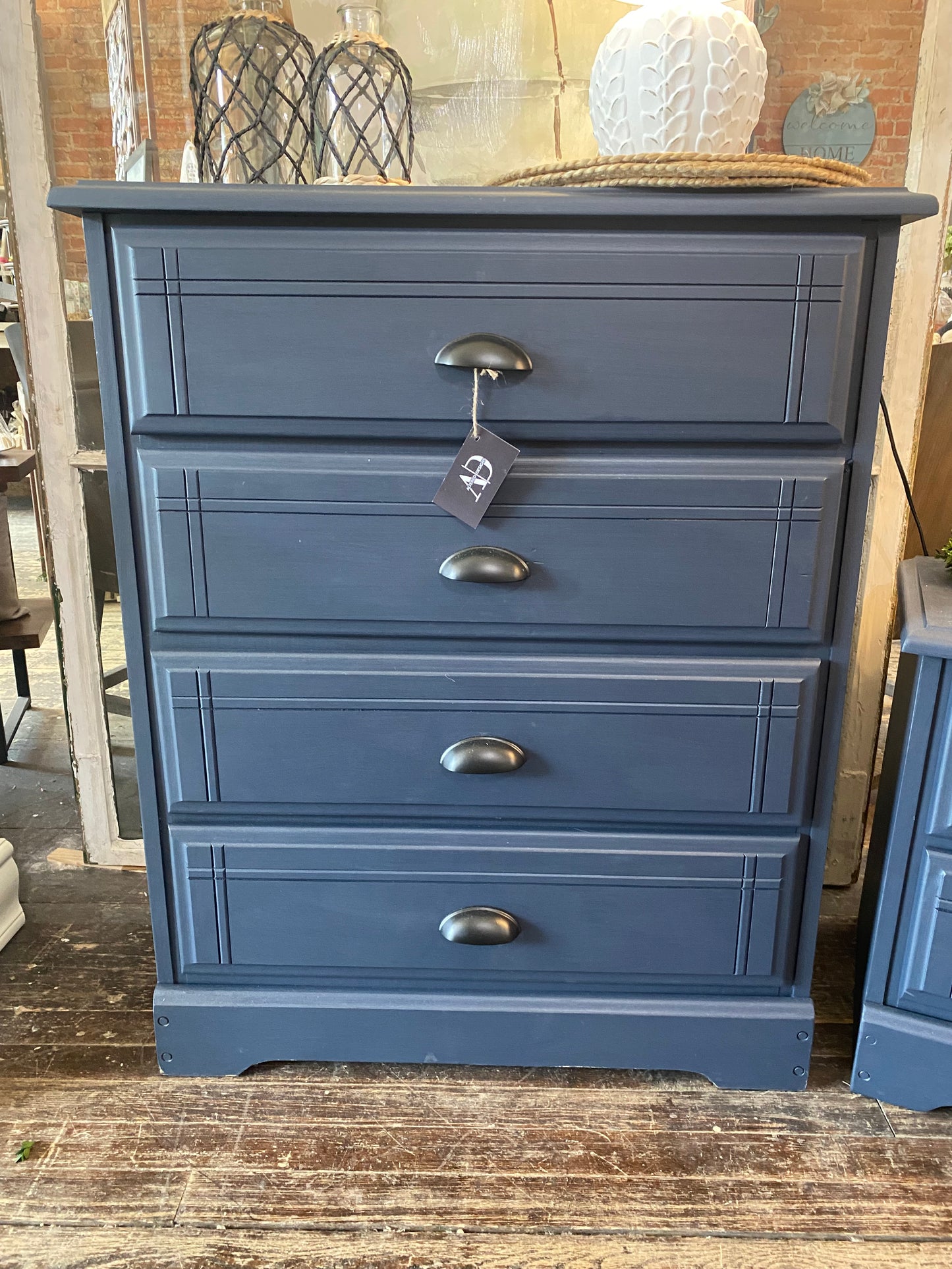 Midnight Blue Dresser Set