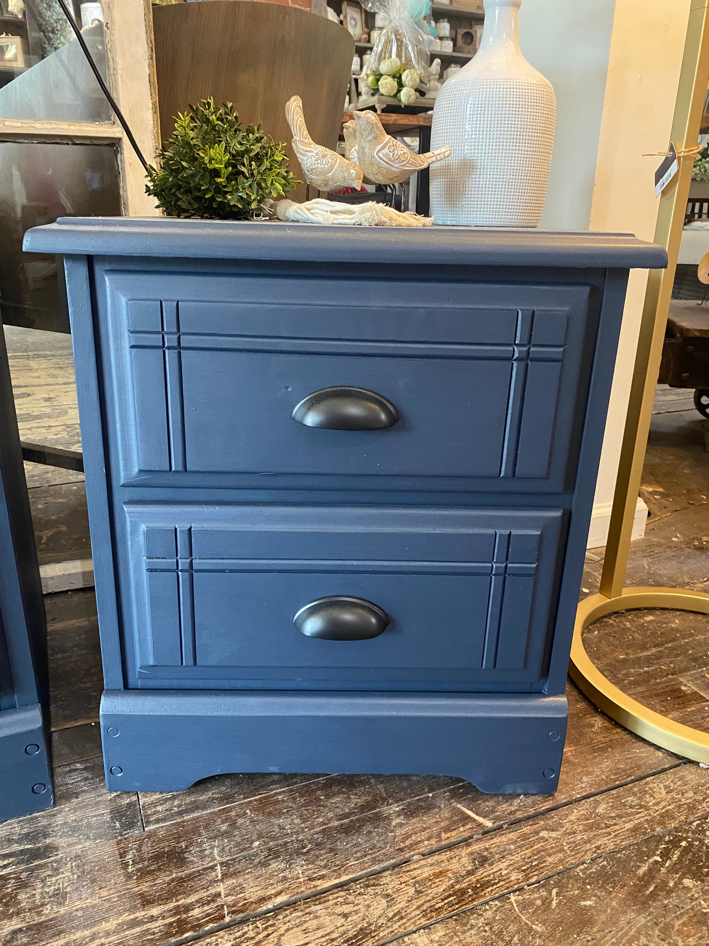 Midnight Blue Dresser Set