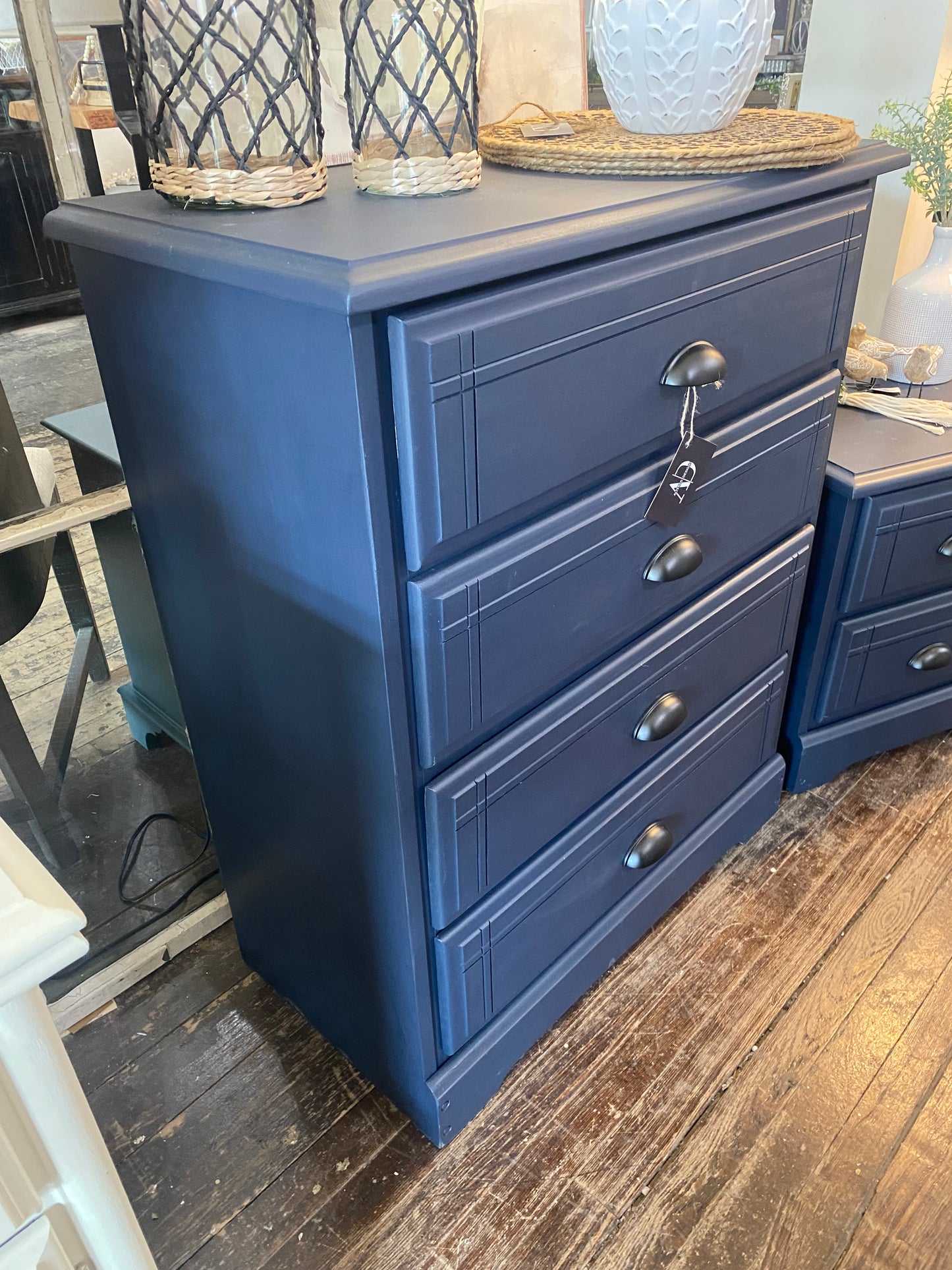 Midnight Blue Dresser Set