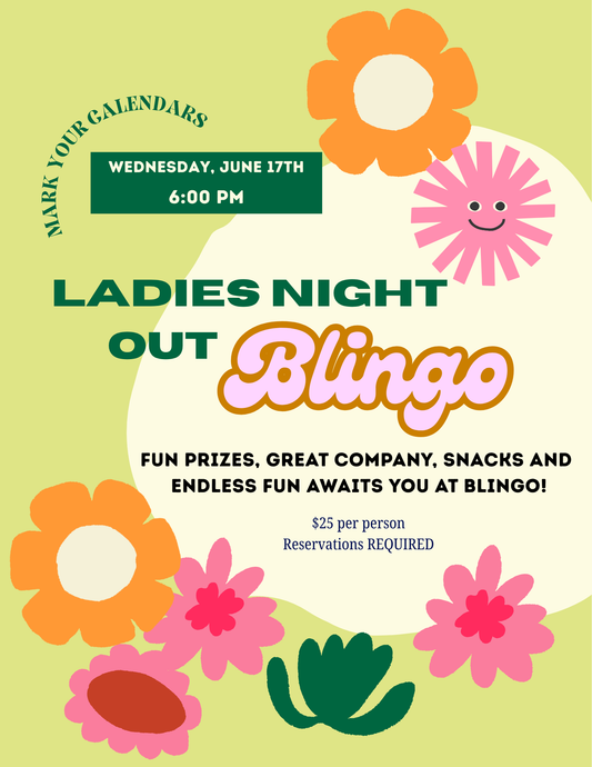 Ladies Night Out Blingo, June 17th