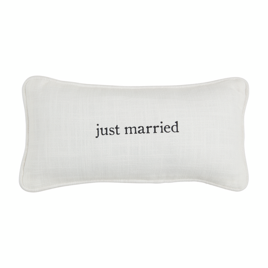 Just Married Pillow