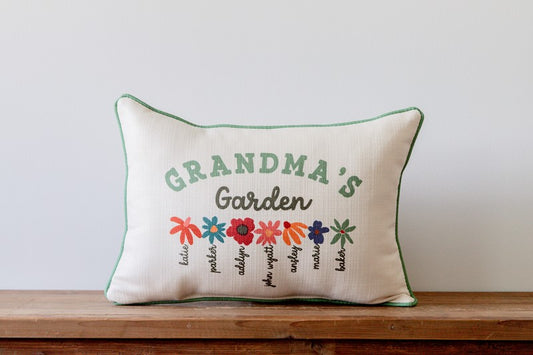 Grandma's Garden Pillow