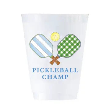 Pickleball Champ Shatterproof Cups- Set of 8