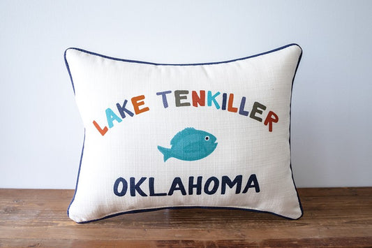 Lake Name Pillow